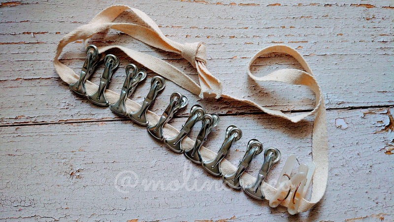 洗濯ばさみの収納　時短　便利